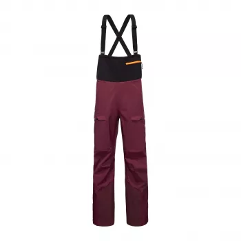 Mammut Haldigrat HS Bib Men's Ski Pants Vibrant Orange Size L