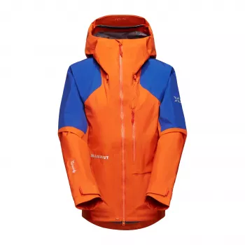 Mammut Nordwand Advanced HS kurtka z kapturem damska Eiger Orange-Eiger Blue