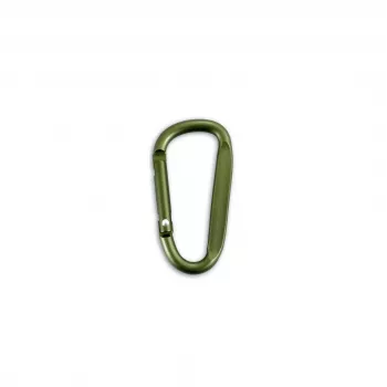 MAMMUT Origin Outdoors Karabińczyk akcesoryjny - kształt D, aluminium, sprężynowy zaczep, srebrny/szary