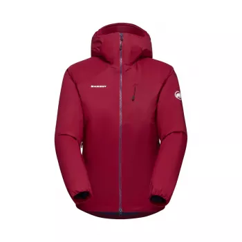 Mammut Rime IN Flex Hooded Women's Insulated Jacket Blood Red
