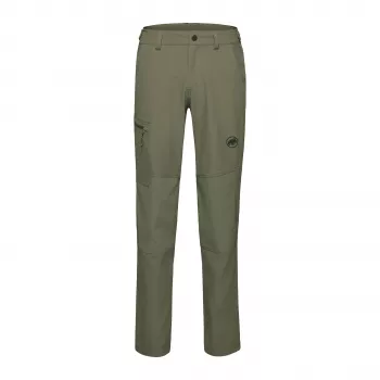 Mammut Runbold Guide SO Men's Softshell Hiking Pants (Marsh, EU 48)