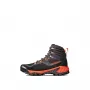 Buty trekkingowe męskie Mammut Sapuen High GTX - Czarny/Czerwony, rozmiar 47.5