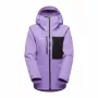 Mammut Stoney HS Hooded Women's Hardshell Jacket Lavandin-Black