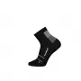 Mammut Trail Running Targeted Cushion Quarter Socks Black-White