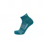 Mammut Trail Running Targeted Cushion Quarter Socks – Deep Teal/White (Unisex, EU 44-46)