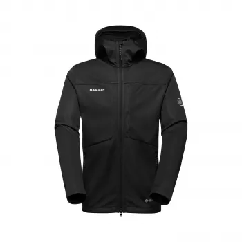 Mammut Ultimate VIII SO Hooded Men's Softshell Jacket Black