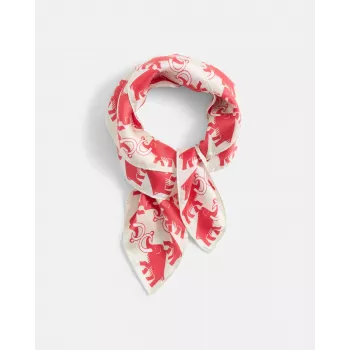 Mammut x Nigel Cabourn Direttissima 100% Silk Scarf – Multicolour, 90x90 cm
