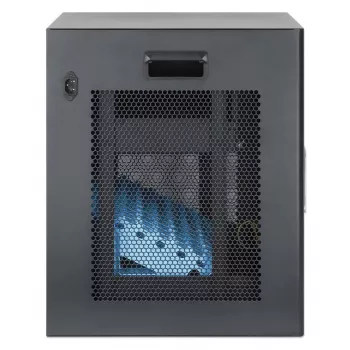 Manhattan 10-komorowa szafka do ładowania laptopów Desktop przez zasilacz sieciowy (EU) - zamykany na klucz stalowy wózek na laptopy do 16 cali, iPady, MacBooki, Chromebooki