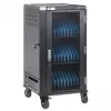 Manhattan Wózek/szafa do ładowania 30 laptopów przez zasilacz AC (EU) - zamykana stalowa szafa, 220-240V, 2300W, wtyk CEE 7/7, przewód 3m, 4 kółka