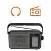 Manta MARDI919BK San Remo Black Przenośne Radio z Bluetooth, FM/AM, USB, SD Card, AUX