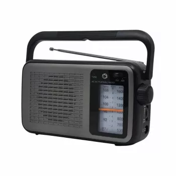 Manta MARDI919BK San Remo Black Przenośne Radio z Bluetooth, FM/AM, USB, SD Card, AUX