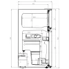 Manta MM545DBK Lodówka 88L Czarna
