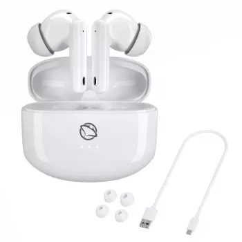Manta MTWS008W Rytmo White True Wireless Bluetooth 5.0 Earbuds with Charging Case