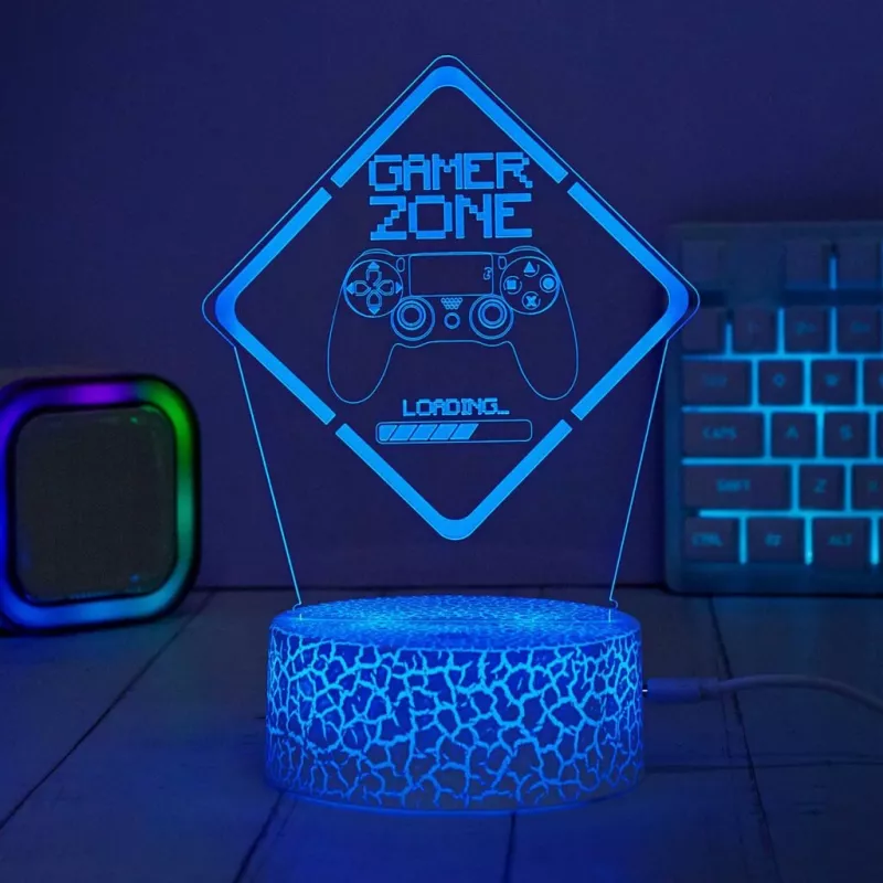 Manta SNL123RGB LED Lamp Light Decoration Game 3 RGB 3D