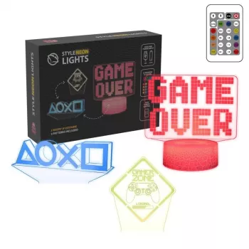 Manta SNL123RGB LED Lamp Light Decoration Game 3 RGB 3D