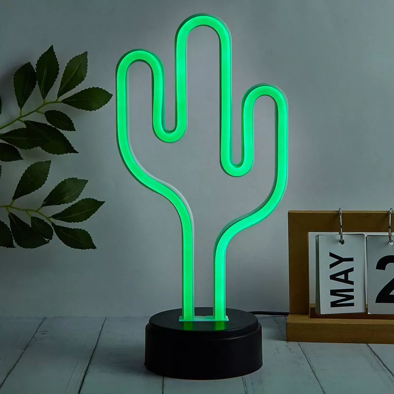 Manta SNL82GN LED Night Light Cactus Decorative Lamp Green