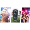 Manta SPK815 Przenośny Głośnik Imprezowy Bluetooth z Karaoke, 30W RMS, Disco LED, Radio FM, USB/SD/AUX