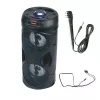 Manta SPK815 Przenośny Głośnik Imprezowy Bluetooth z Karaoke, 30W RMS, Disco LED, Radio FM, USB/SD/AUX