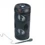 Manta SPK815 Przenośny Głośnik Imprezowy Bluetooth z Karaoke, 30W RMS, Disco LED, Radio FM, USB/SD/AUX