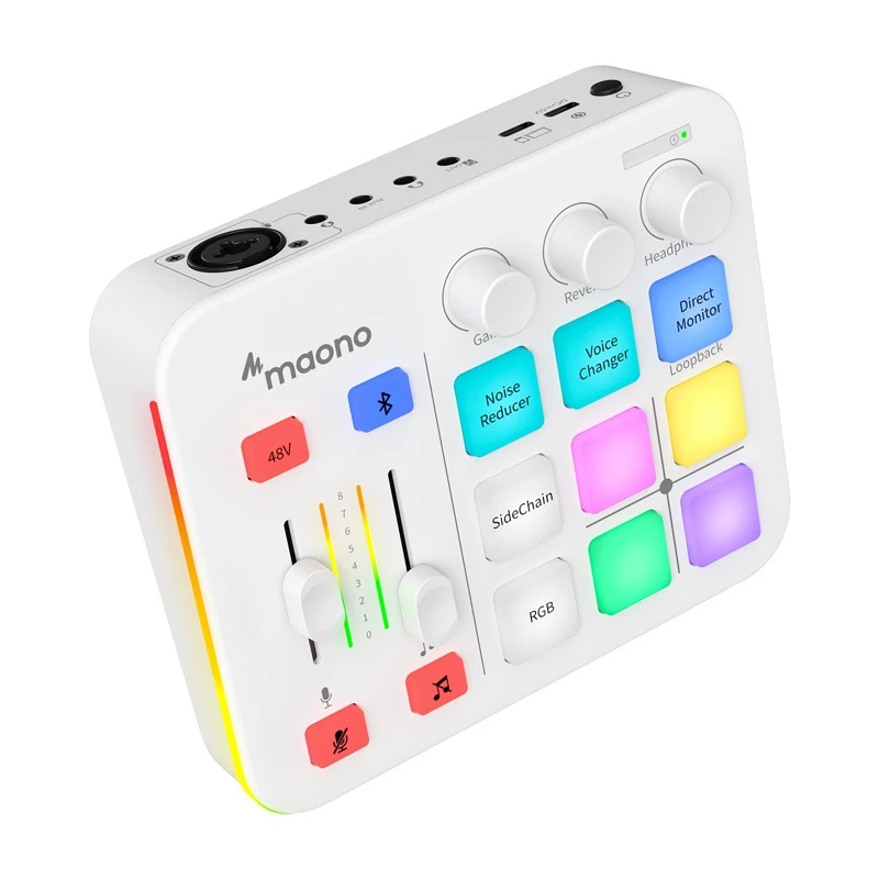Maono G1 Neo USB-C Interfejs Audio Karta Dźwiękowa - Biały