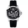 MARC ECKO E08503G1 Męski zegarek ze stali nierdzewnej z kwarcowym mechanizmem, 43 mm, czarna tarcza