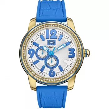 MARC ECKO E13544G5 Unisex Analogowy Zegarek Kwarcowy 48mm Stal Nierdzewna Silikon Czarny