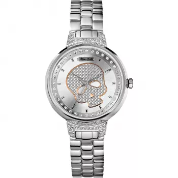 MARC ECKO E16566L1 Unisex Zegarek Kwarcowy 36mm Stal Nierdzewna Srebrny