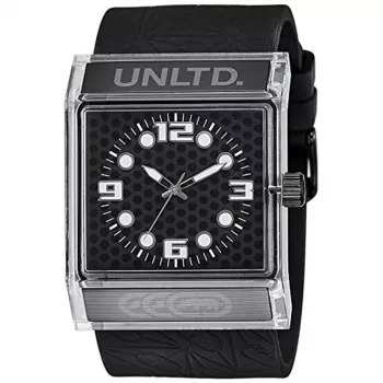 Marc Ecko Męski Zegarek Kwarcowy Analogowy E08513G6 44mm Czarna Tarcza Silikonowy Pasek
