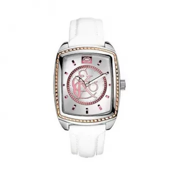 Zegarek męski MARC ECKO Quartz Analog E95041G1 40mm koperta ze stali nierdzewnej, czarny pasek skórzany