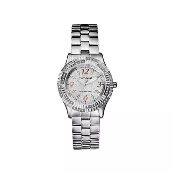 Zegarek damski MARC ECKO kwarcowy analogowy ze stali nierdzewnej, srebrna tarcza 37mm E95054L1