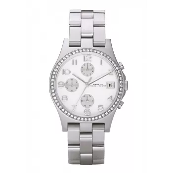 Zegarek damski MARC JACOBS MBM3072 ze stali nierdzewnej, kwarcowy, 36 mm, srebrny