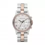 Zegarek damski MARC JACOBS MBM3106 Baker kwarcowy analogowy 38mm dwukolorowa stal nierdzewna