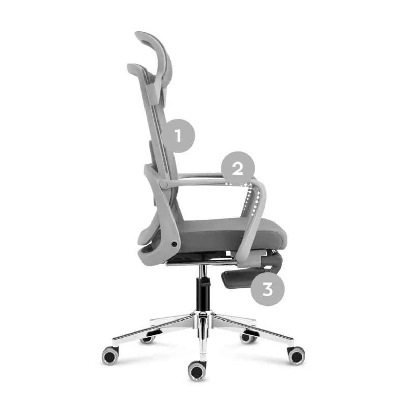 MARK ADLER Manager 3.6 Grey Swivel Chair