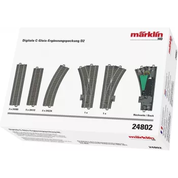 Märklin 24802 H0 C-Gleis tor zakrzywiony R2 15° (1 sztuka)