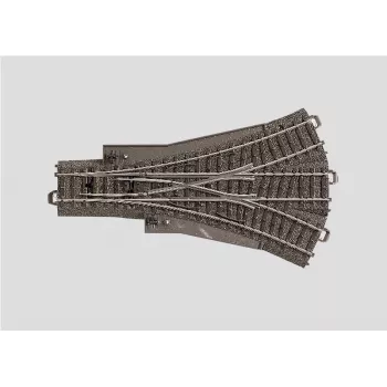 Märklin H0 C-Gleis rozjazd potrójny 188,3 mm z podsypką (24630)