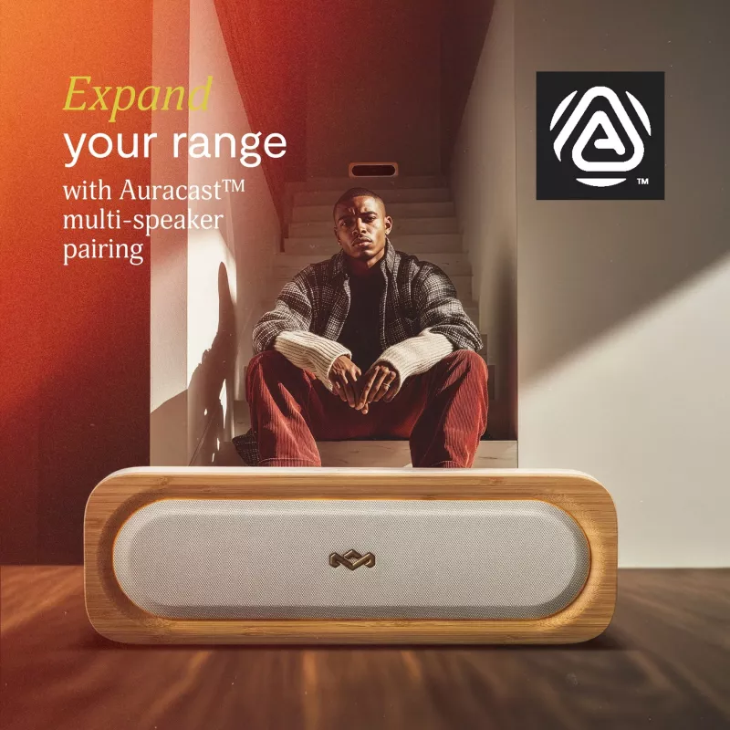 MARLEY Get Together 3 Bezprzewodowy głośnik Bluetooth, Signature Black, 40W, IP67