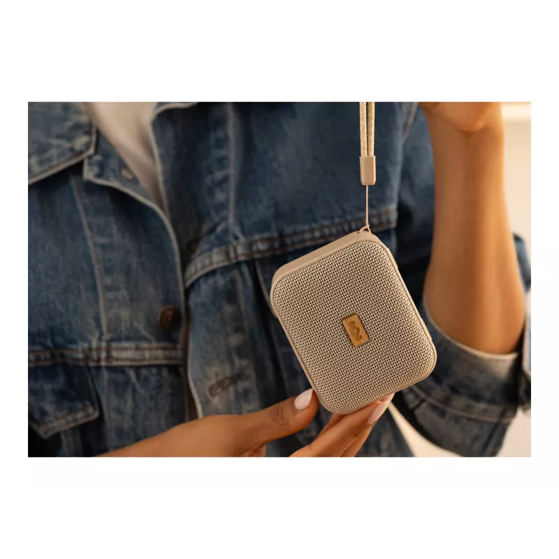 Marley Jammin Przenośny Głośnik Bluetooth (Kremowy) - Wodoszczelny IP67, Bateria 12H, Łączenie Bezprzewodowe Stereo