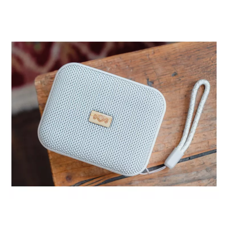 Marley Jammin Przenośny Głośnik Bluetooth (Kremowy) - Wodoszczelny IP67, Bateria 12H, Łączenie Bezprzewodowe Stereo