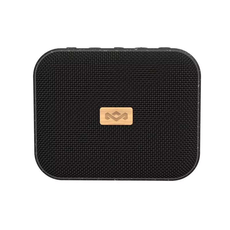 MARLEY Jammin Przenośny Bezprzewodowy Głośnik Bluetooth – Signature Black, Wodoszczelność IP67, Dźwięk 360°, Bateria 12H