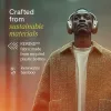 Marley Positive Vibration Rebel Bezprzewodowe słuchawki nauszne z aktywną redukcją szumów, Bluetooth 5.0 – Kremowy