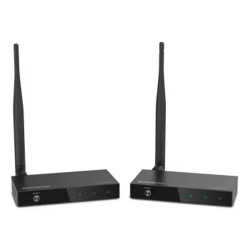 MARMITEK TV Anywhere Wireless HD 2 Full HD bezprzewodowy zestaw przedłużający HDMI z pilotem IR, zasięg 50m, 1080p, czarny