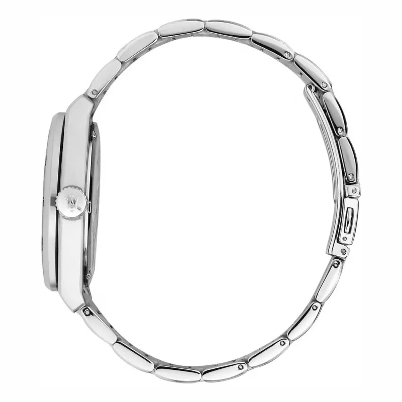 Zegarek męski Maserati Epoca Quartz R8853152002 41mm Niebieska tarcza Srebrna stal szlachetna