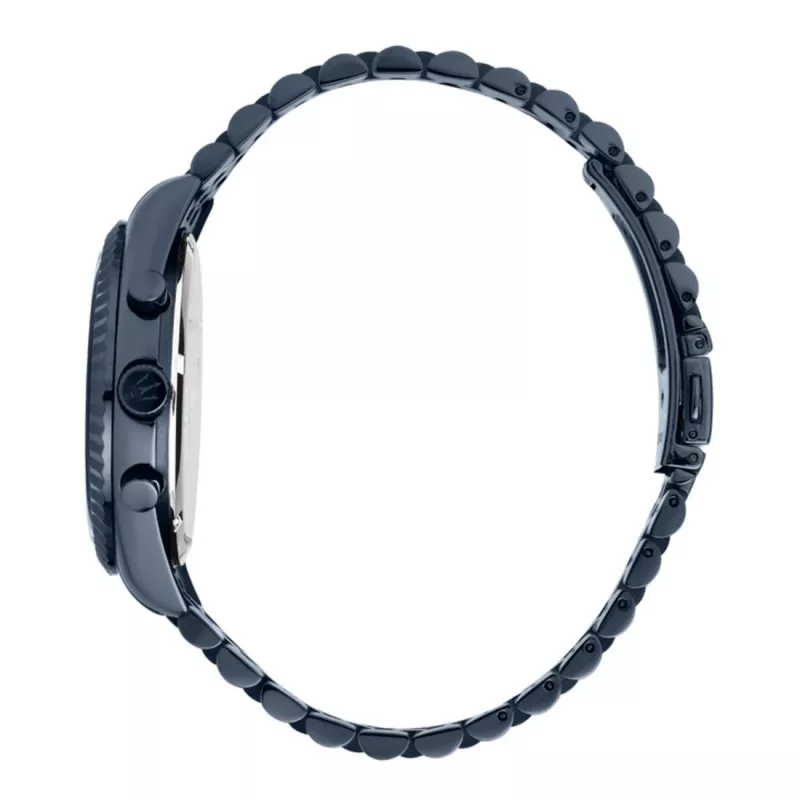 Zegarek męski Maserati Successo Chronograph R8873600011 - koperta ze stali szlachetnej 44 mm, niebieska tarcza, kwarc