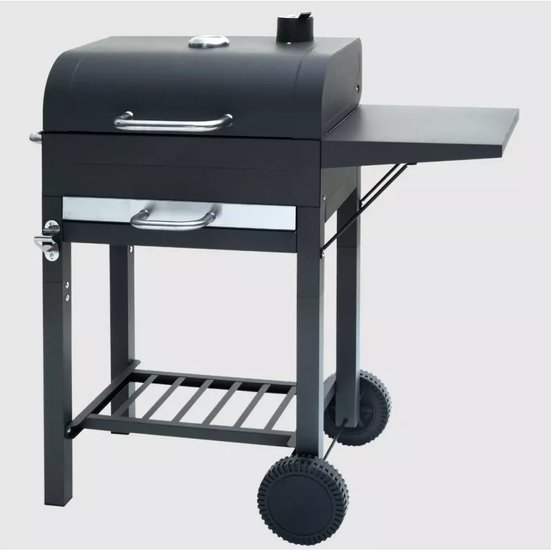 MASTER GRILL Prostokątny Grill Węglowy z Pokrywą MG924