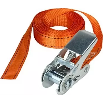 Master Lock Pas Napinający z Zapadką 3209EURDAT - 5m, 400kg WLL, Pomarańczowy