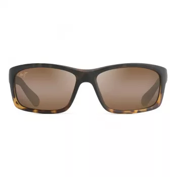 MAUI JIM H766-10MF Uniseks Okulary Przeciwsłoneczne Prostokątne Matowa Czerń Neutralny Szary 58mm