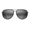 Okulary przeciwsłoneczne MAUI JIM męskie 554-02 - oprawka matowa szylkretowa, soczewki HCL® Bronze, PolarizedPlus2®