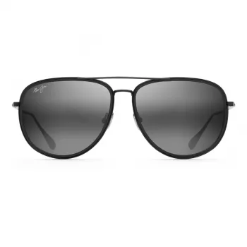 Okulary przeciwsłoneczne MAUI JIM męskie 554-02 - oprawka matowa szylkretowa, soczewki HCL® Bronze, PolarizedPlus2®