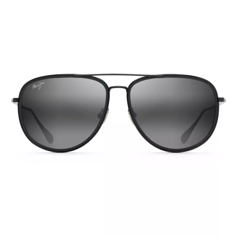 Okulary przeciwsłoneczne MAUI JIM męskie 554-02 - oprawka matowa szylkretowa, soczewki HCL® Bronze, PolarizedPlus2®