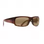 MAUI JIM Peahi Sunglasses H266-01 Matte Black HCL Bronze PolarizedPlus2